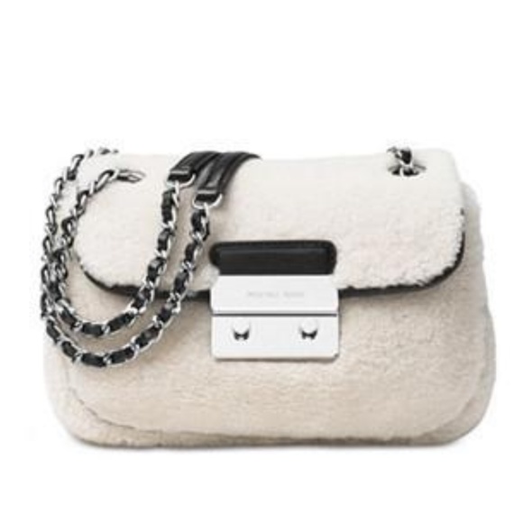 Michael Kors Handbags - Michael Kors Fur Shearling Sloan Small Purse NWT